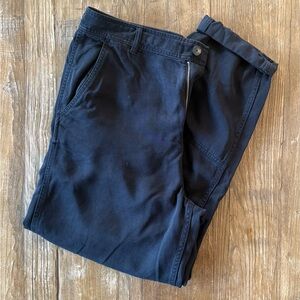 Black barrel style Casual Pants